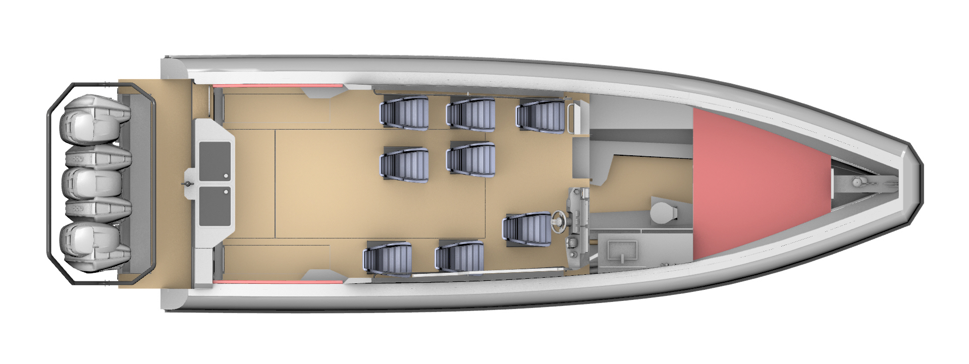 Cabin 38 – Configuración con litera
